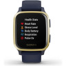 Часы GARMIN VENU SQ – MUSIC EDITION LIGHT GOLD ALUMINUM BEZEL WITH NAVY CASE AND SILICONE BAND 010-02426-12