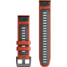 Ремешок GARMIN EPIXPRO (G2) 22MM QUICKFIT FLRED/GRPHT SILCN BND 010-13280-04